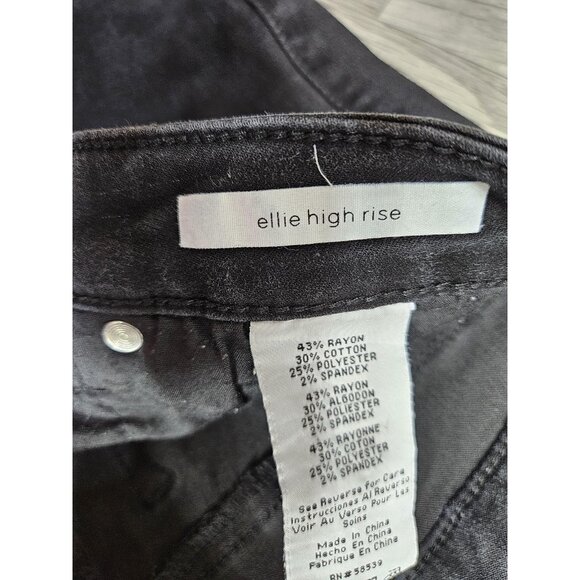 STS Blue Ellie High Rise Jeans Womens 28L Black Skinny Stretch Denim Pants - Picture 5 of 12